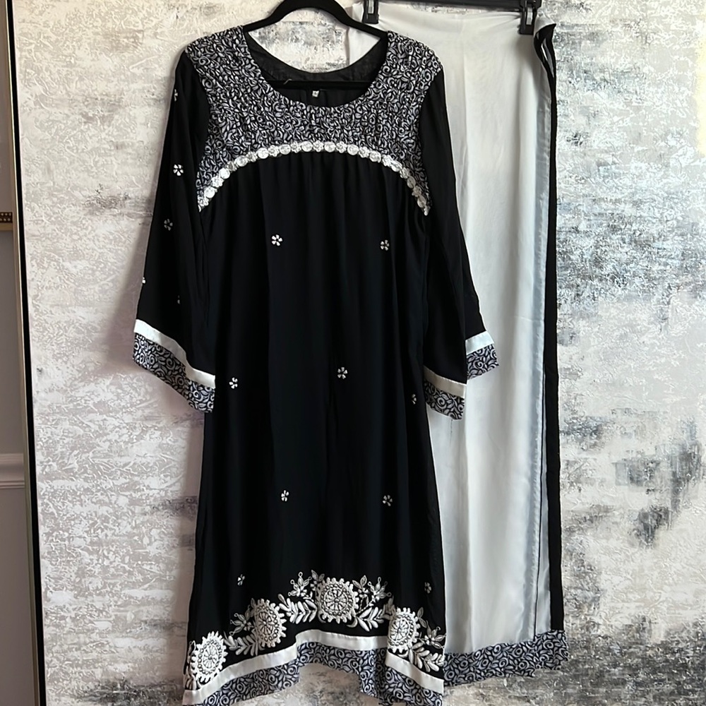 Embroidered two piece shalwar kameez